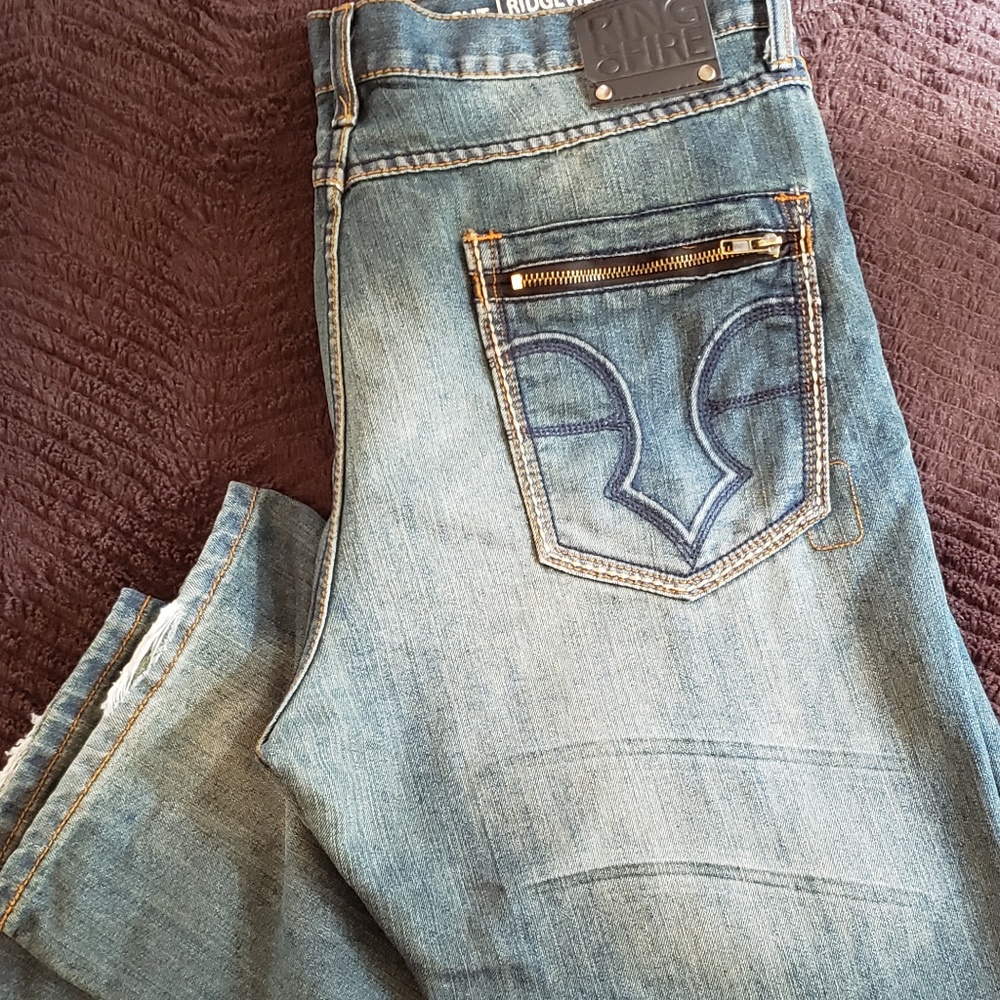 Ring of Fire Men's Jeans Size 36 Boot Cut EUC